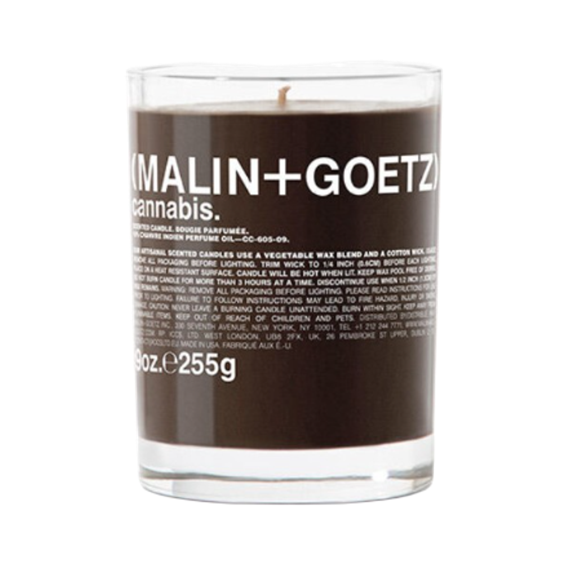 멜린앤게츠 카나비스 캔들 255g (국내 정식 발매 제품)(Malin+Goetz Cannabis Candle 255g (Korean Ver.))