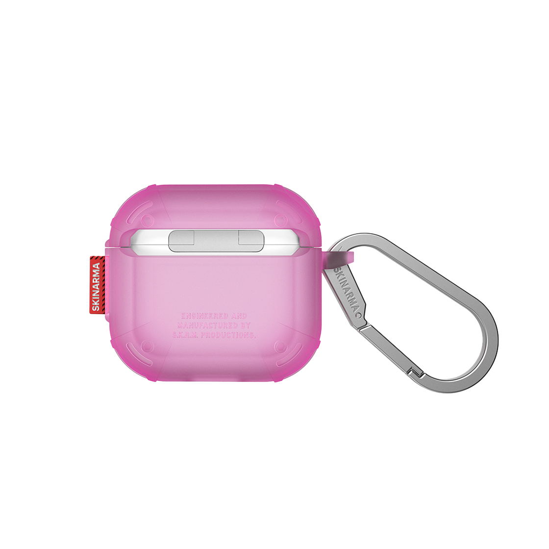 스키나마 메카 CE 에어팟 4 케이스
핑크(SKINARMA MECHA CE AirPods 4 Case Pink) - 3