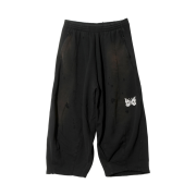 Needles Deconstructed H.D. Sweatpants Cotton French Terry Black