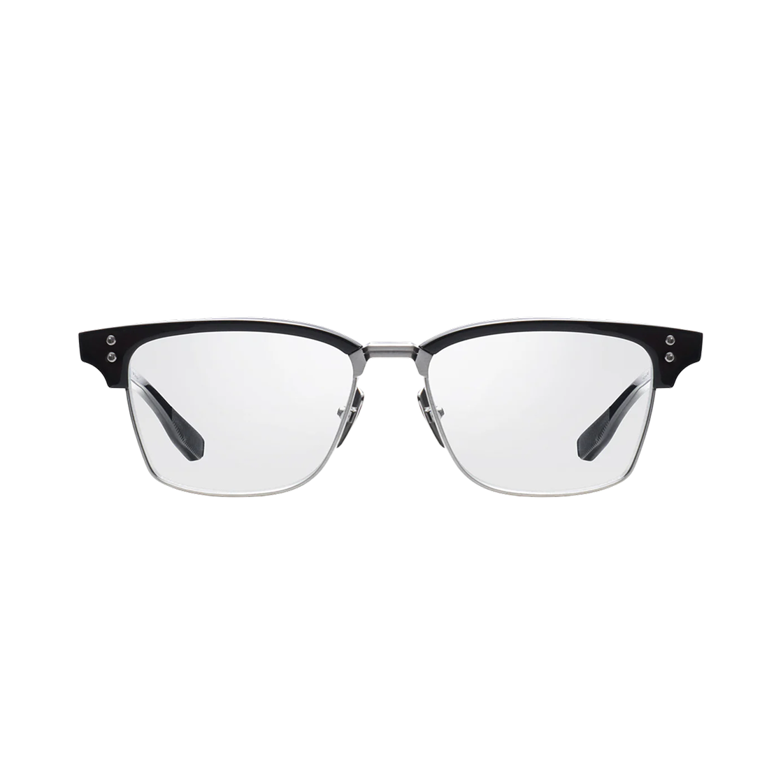 디타 스테이츠맨 식스 블랙 앤틱 실버 매트 블랙 클리어 렌즈(DITA Statesman Six Black Antique Silver Matte Black Clear Lenses)