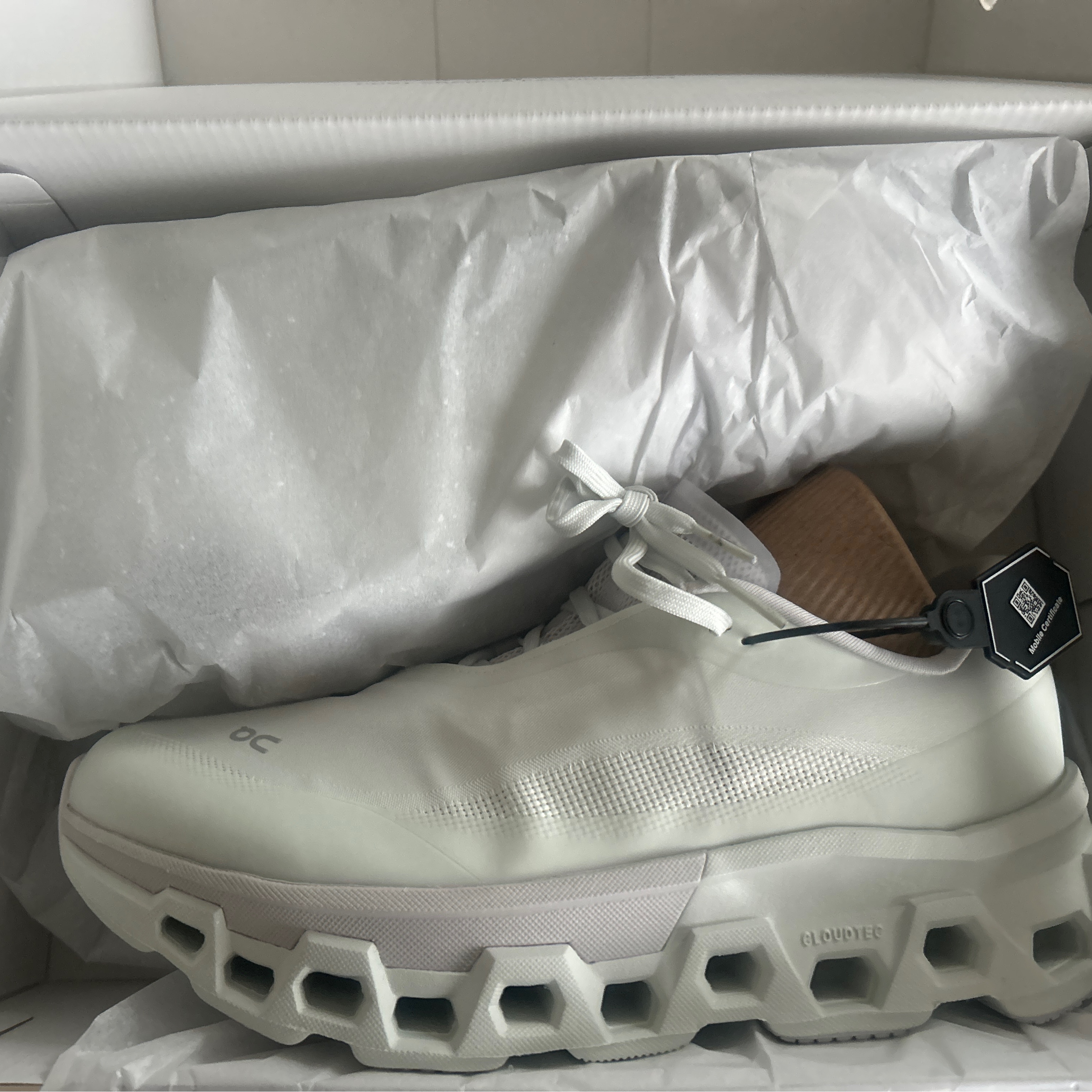 On Running x Post Archive Faction (Paf) Cloudmonster 2 Vapor Frost 착용 스타일