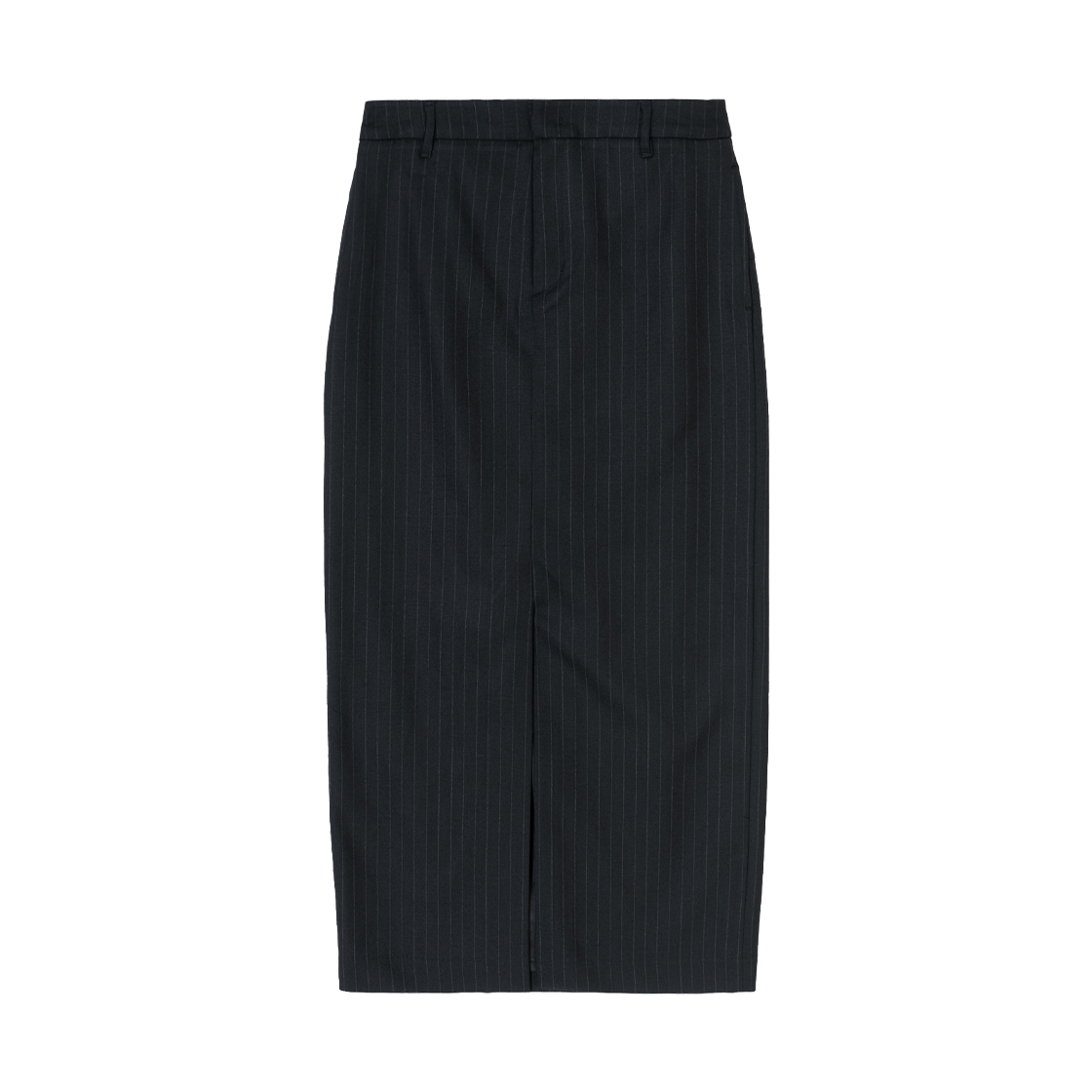 BY252SKZHK002BST BROWNYARD W H Line Long Skirt Black Stripe