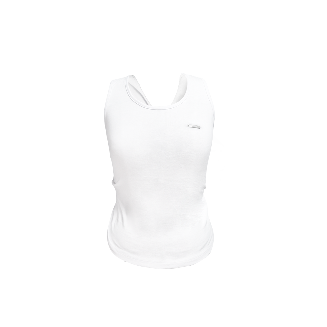 P00000CF JUNGDO Back Weave Sleeveless - White