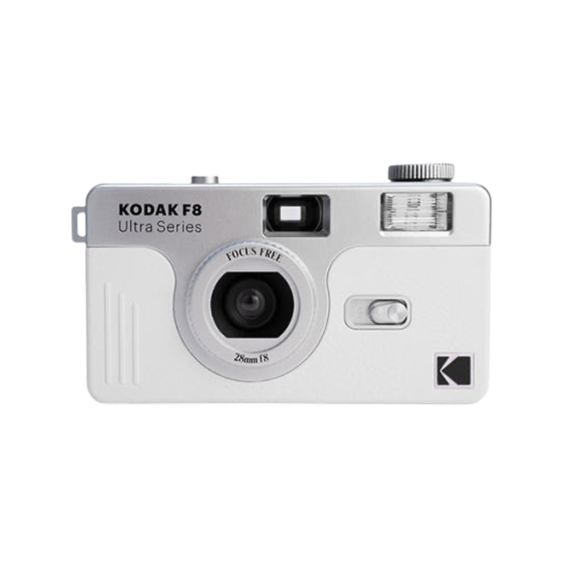 코닥 F8 다회용 광각 렌즈 필름카메라 화이트(Kodak F8 Reusable Wide-angle Lens Film Camera White)