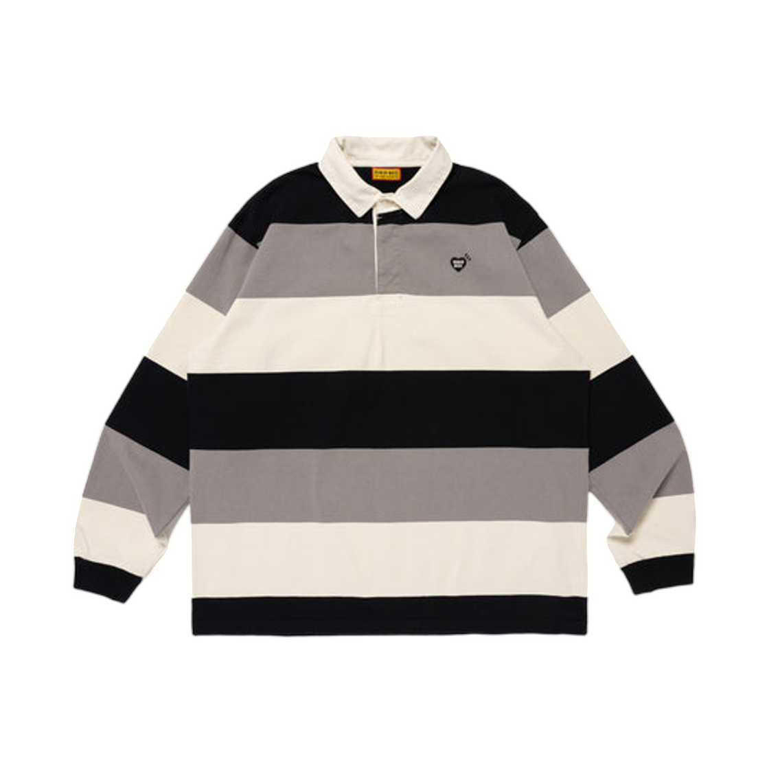 휴먼 메이드 럭비 셔츠 블랙