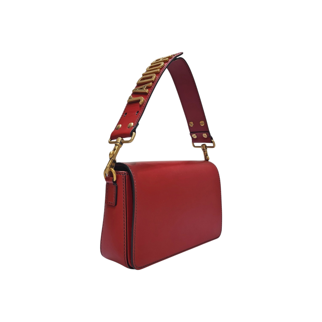 디올 M9001CVQV M40R 레드 자디올 플랩 클러치 숄더백(Dior Red Jadior Flap Clutch Shoulder Bag)