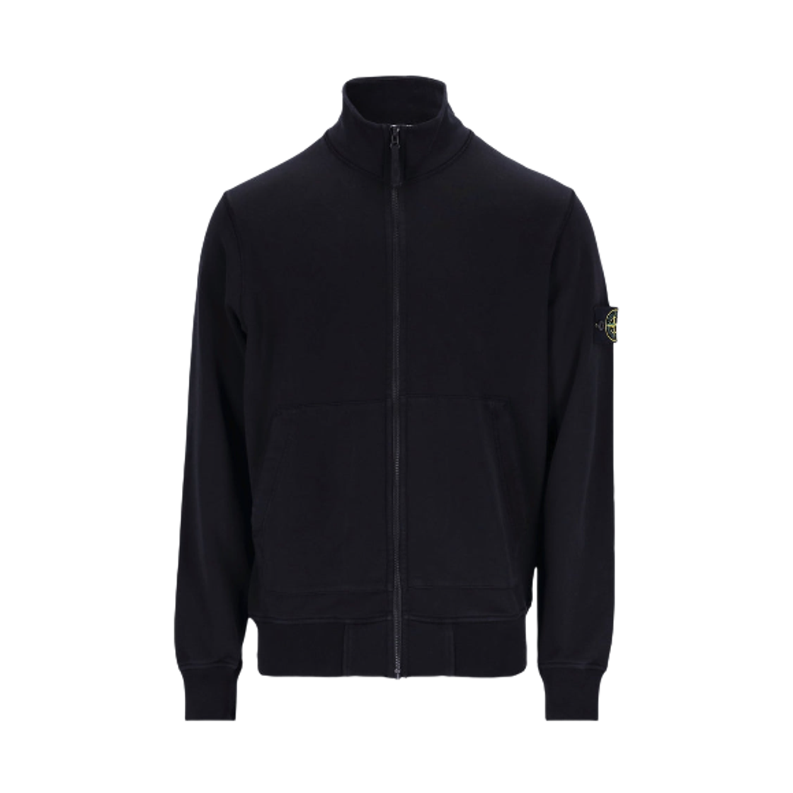 K2S1561000-63S0051-V0029 Stone Island 6100063 Organic Cotton Fleece Sweatshirt Black - 25FW