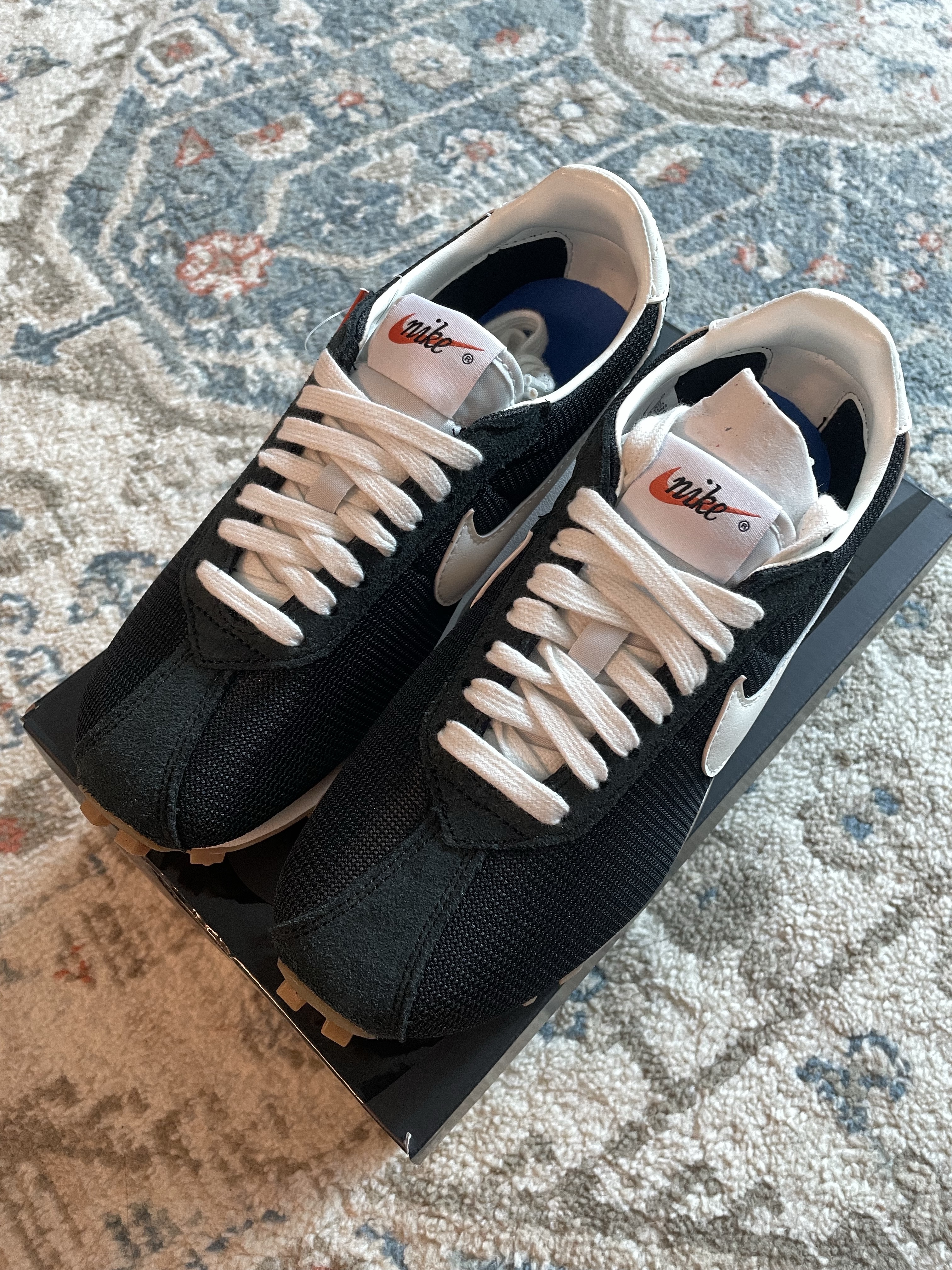 (W) Nike LD-1000 Black Safety Orange 착용 스타일 - 2