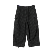 Needles H.D. BDU Pants Wool Tweed Plaid Charcoal