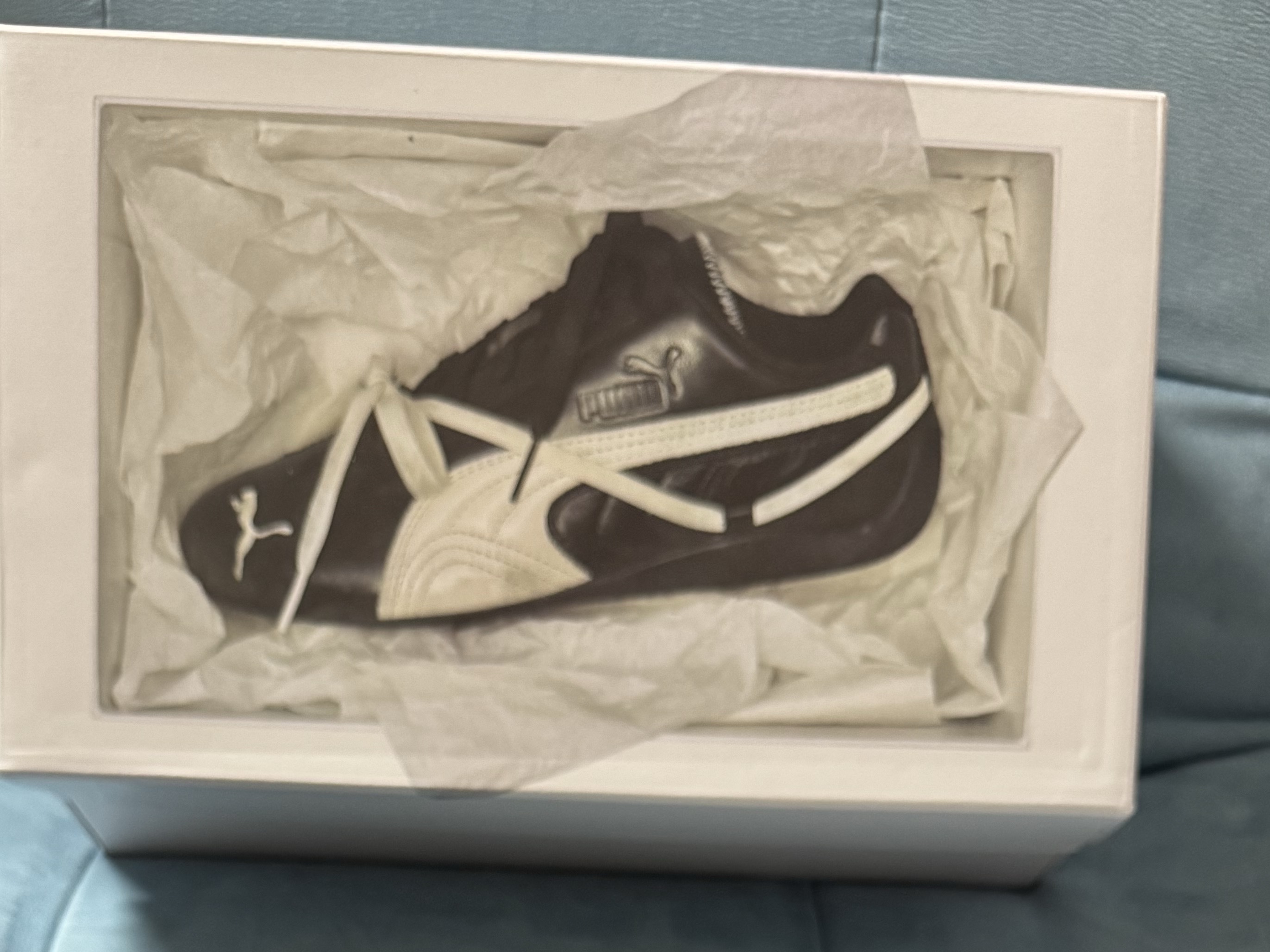(W) Puma x Rosé Speedcat PRM Black Warm White 착용 스타일