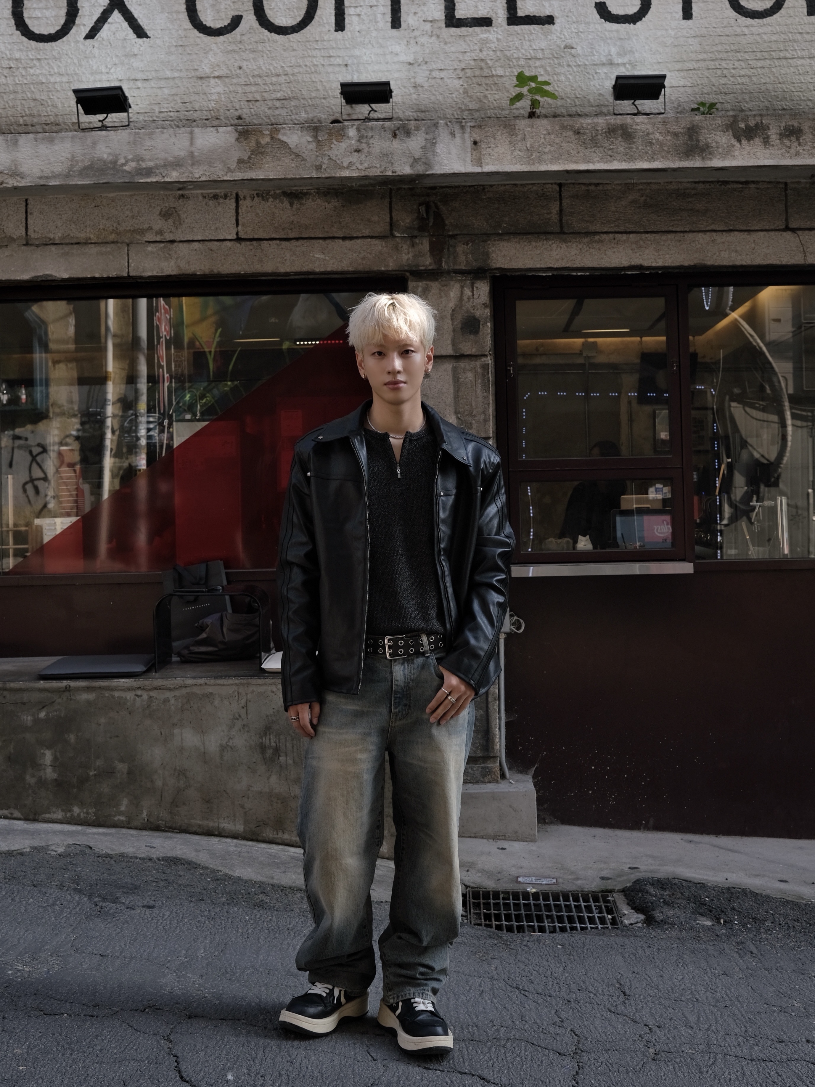 Converse x Drkshdw Turbowpn Black Cream 착용 스타일