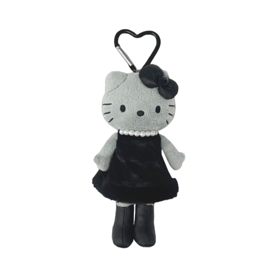 산리오 헬로 키티 블랙 엔젤 컬렉션 스타일 업 마스코트 드레스 그레이(Sanrio Hello Kitty Black Angel Collection Style Up Mascot Dress Gray)