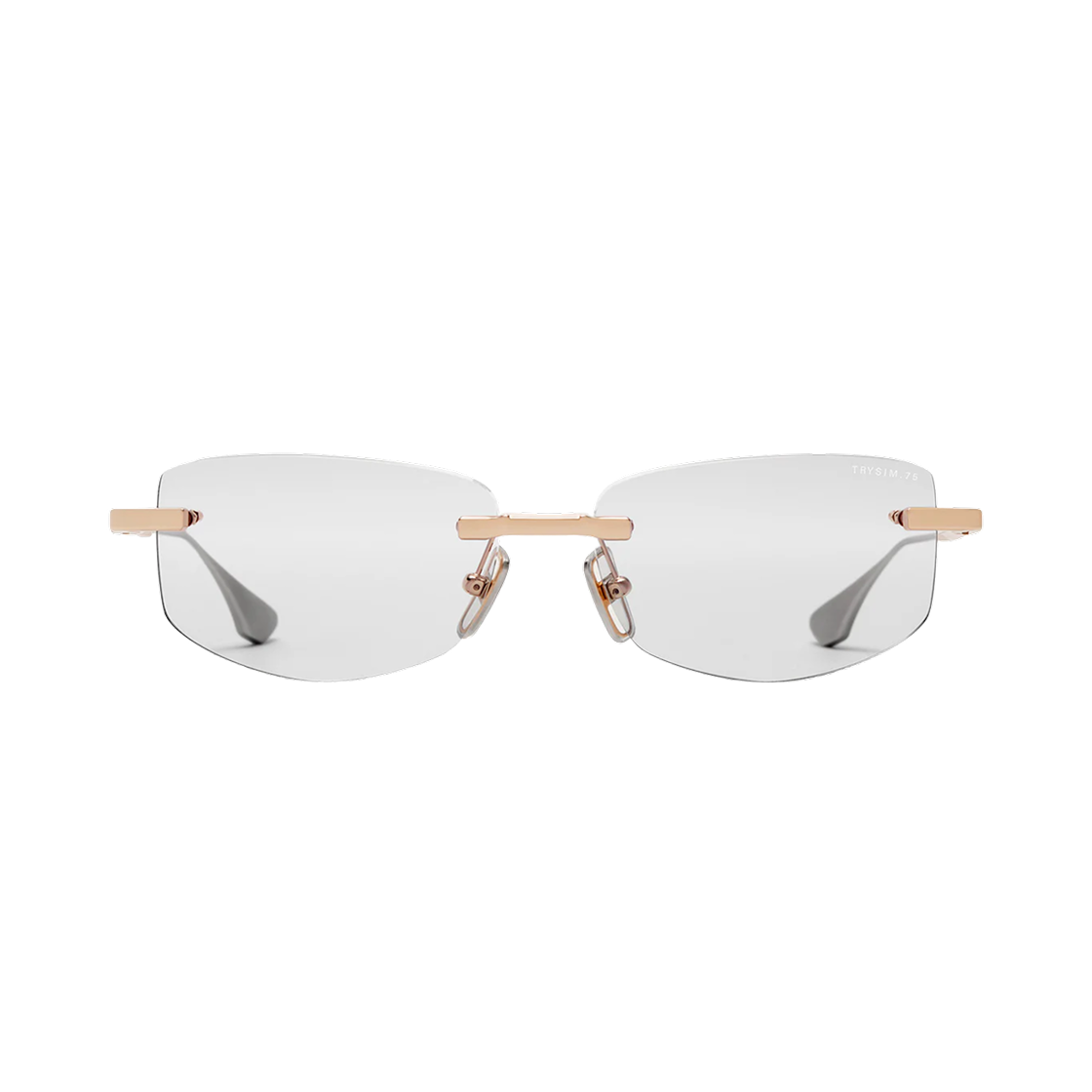 디타 트라이심 75 옵티컬 화이트 골드 그레이 워시 그래디언트 렌즈(DITA Trysim 75 Optical White Gold Grey Wash Gradient Lenses)