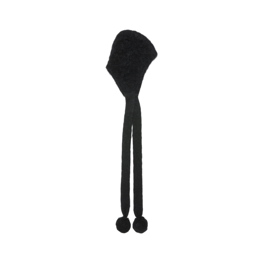 아크네 스튜디오 모헤어 캡 이어플랩 블랙(Acne Studios Mohair Cap with Earflaps Black) - 1