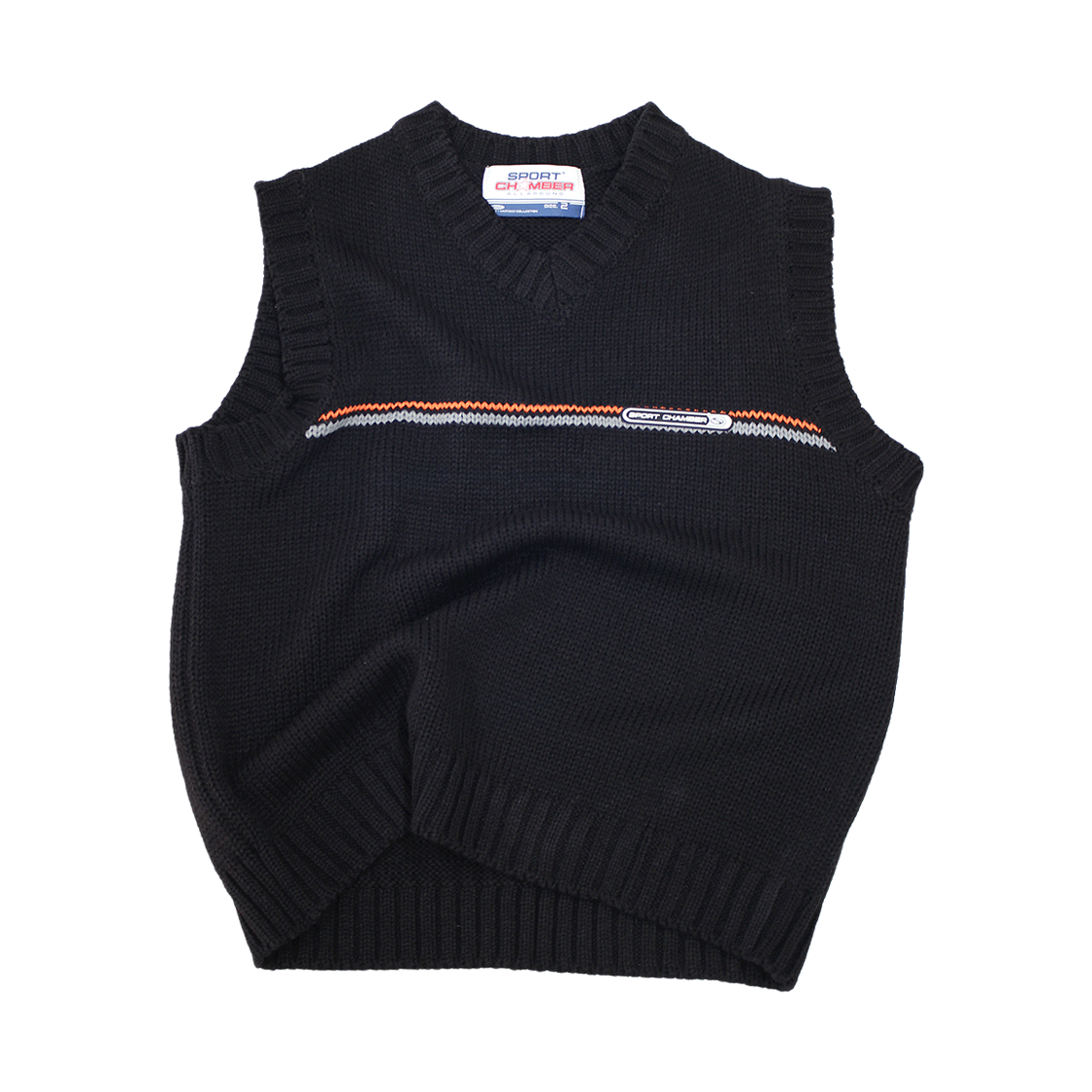 스포츠챔버 SC 서킷 니트 베스트 블랙(SPORT CHAMBER SC Circuit Knit Vest Black)