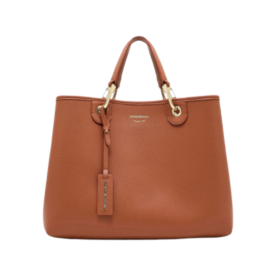 엠포리오 아르마니 마이아 미디움 탑 핸들백 브라운(Emporio Armani Myea Medium Top Handle Bag Brown) - 1