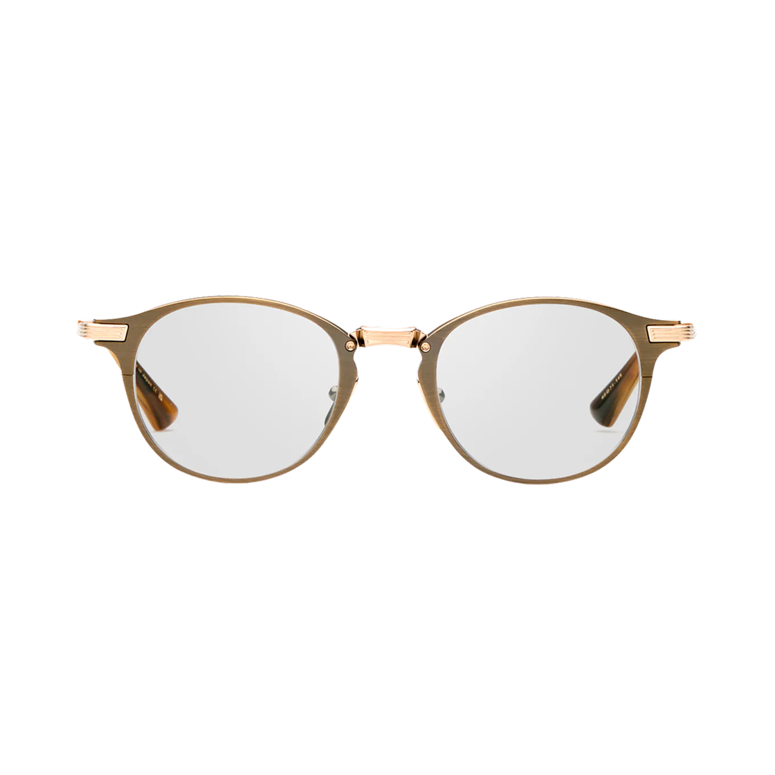 디타 라디콘 옵티컬 앤틱 옐로우 골드 앤틱 화이트 골드 클리어 렌즈(DITA Radicon Optical Antique Yellow Gold Antique White Gold Clear Lenses)