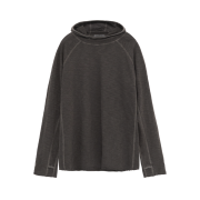 Polyteru Human Index Human Turtle Neck Hoodie Brown