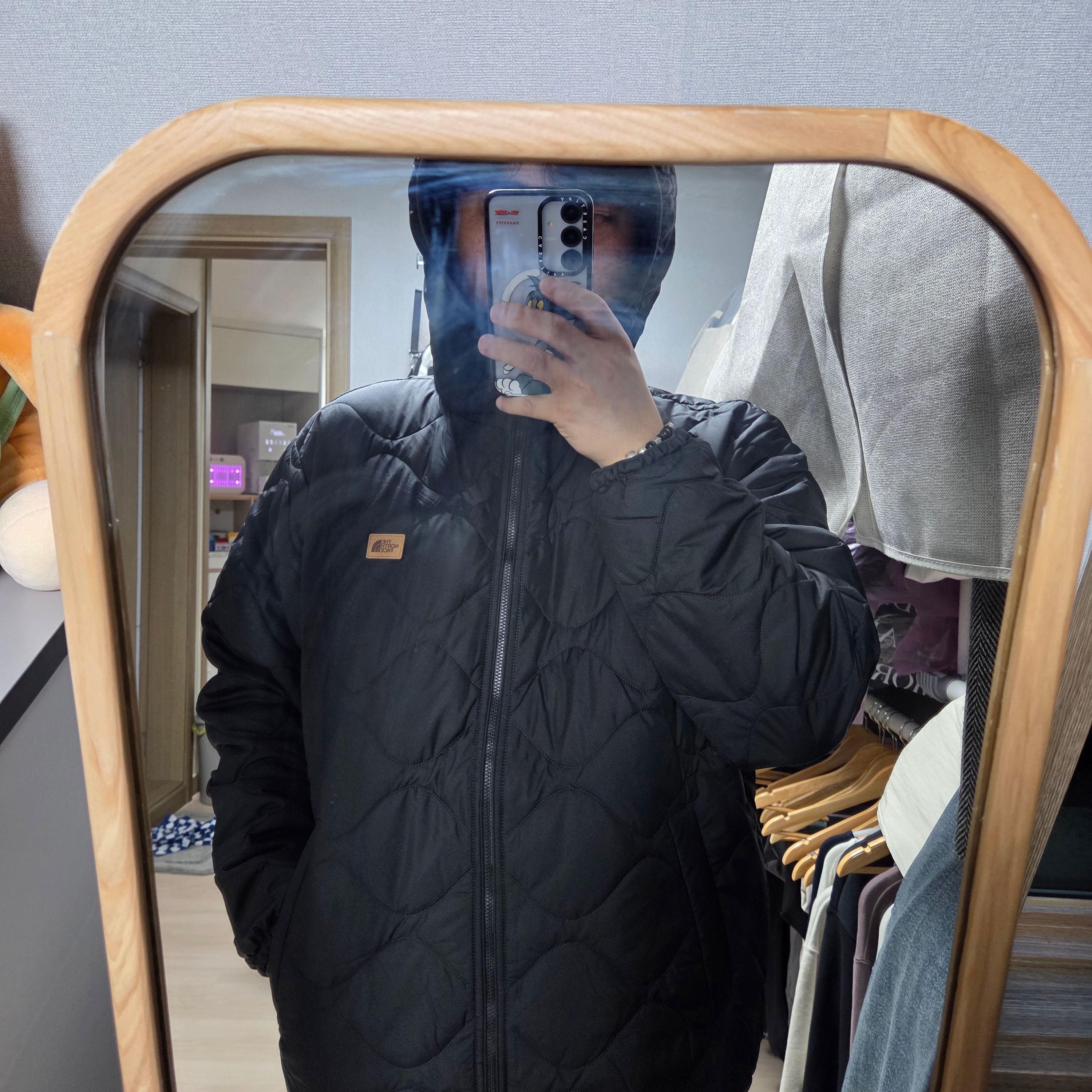 The North Face Milo Heat Jacket Black - 25SS 착용 스타일 - 2