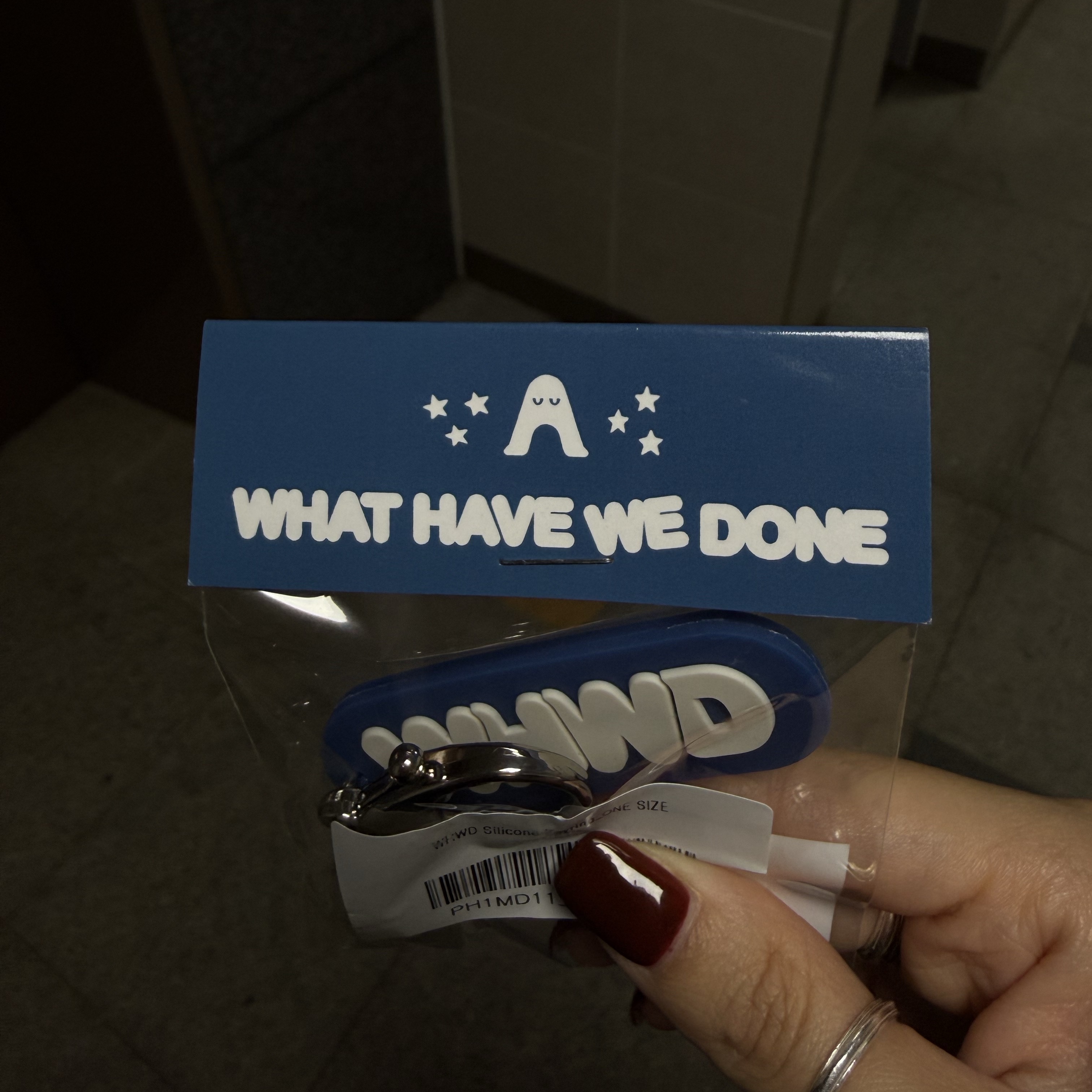 WHWD Silicone Keyring 착용 스타일 - 1