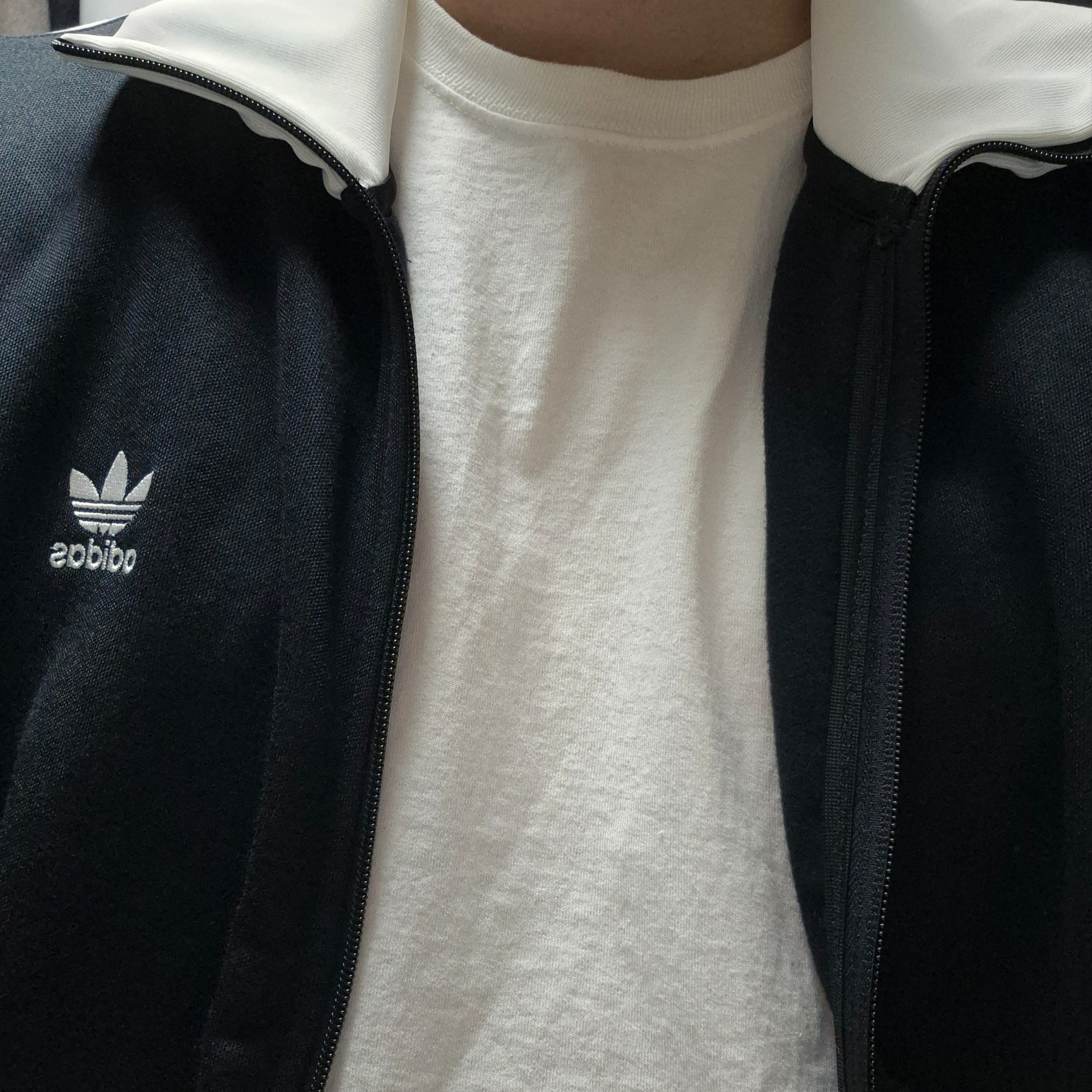 Adidas Adicolor Classics Beckenbauer Track Jacket Black - US Sizing 착용 스타일
