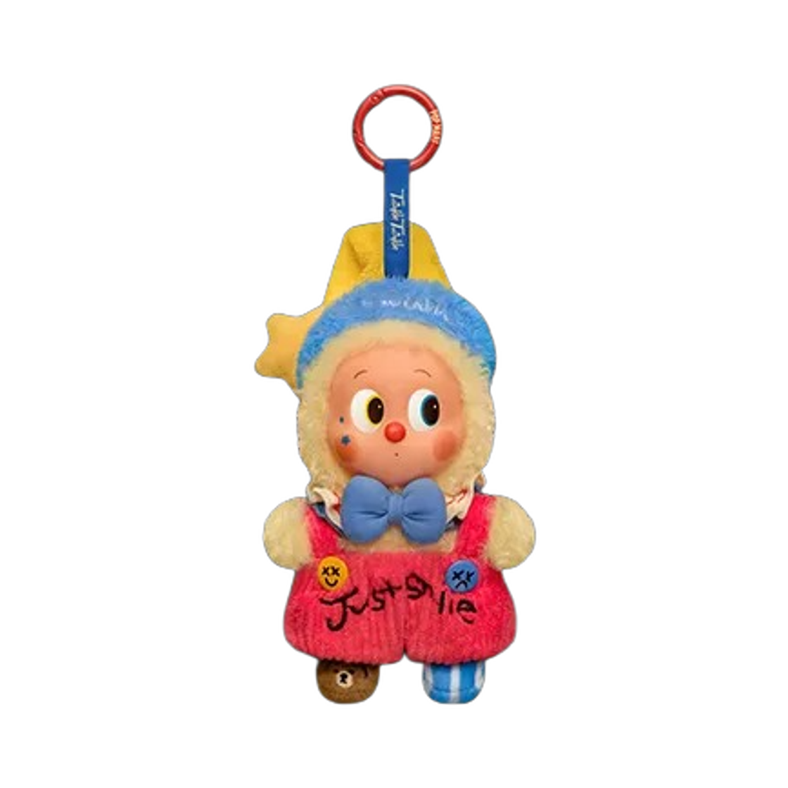 팝마트 와이 소 시리어스 시리즈 바이닐 플러시 펜던트 레인보우 젤리 빈 (개봉 박스)(Pop Mart Why So Serious Series Vinyl Plush Pendant Rainbow Jelly Bean (Opened Case))