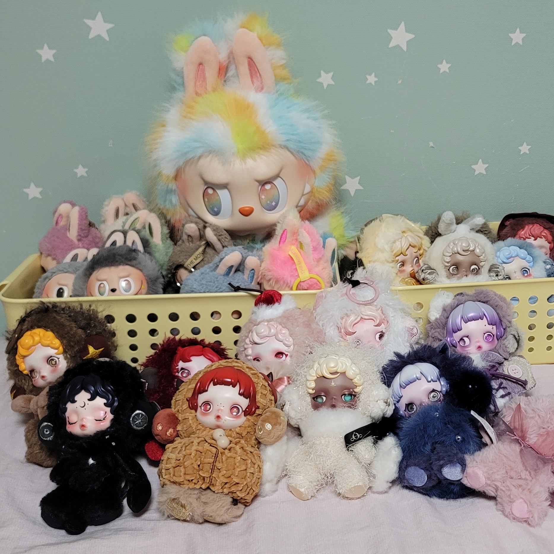 Pop Mart Skullpanda You Found Me ! Series Plush Doll Pendant Sealed Case (9 Blind Boxes) 착용 스타일 - 2