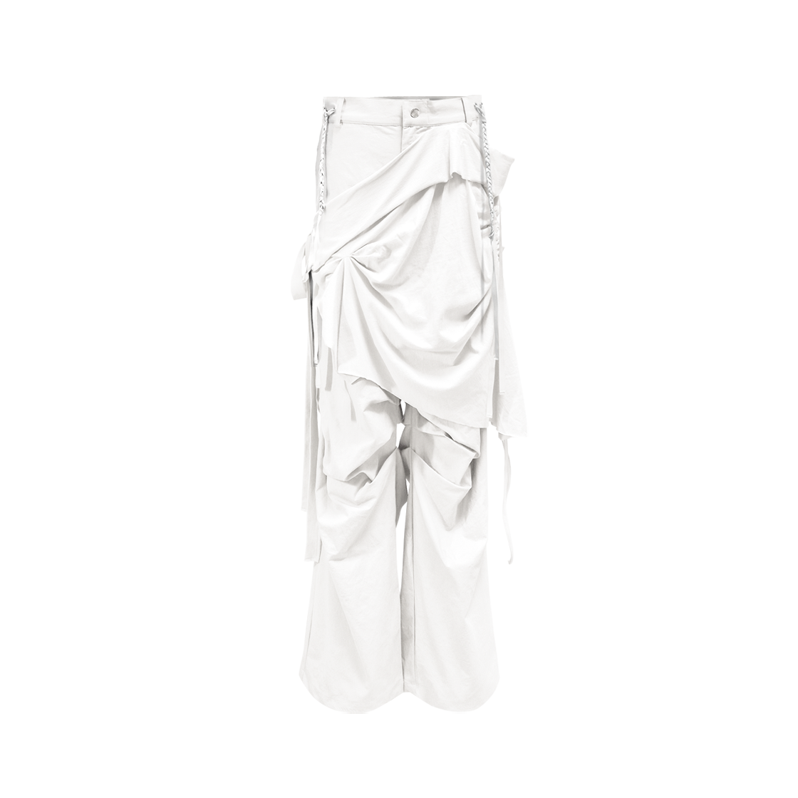 정도 레이어링 바이 팬츠 - 화이트(JUNGDO Layering By Pants - White)