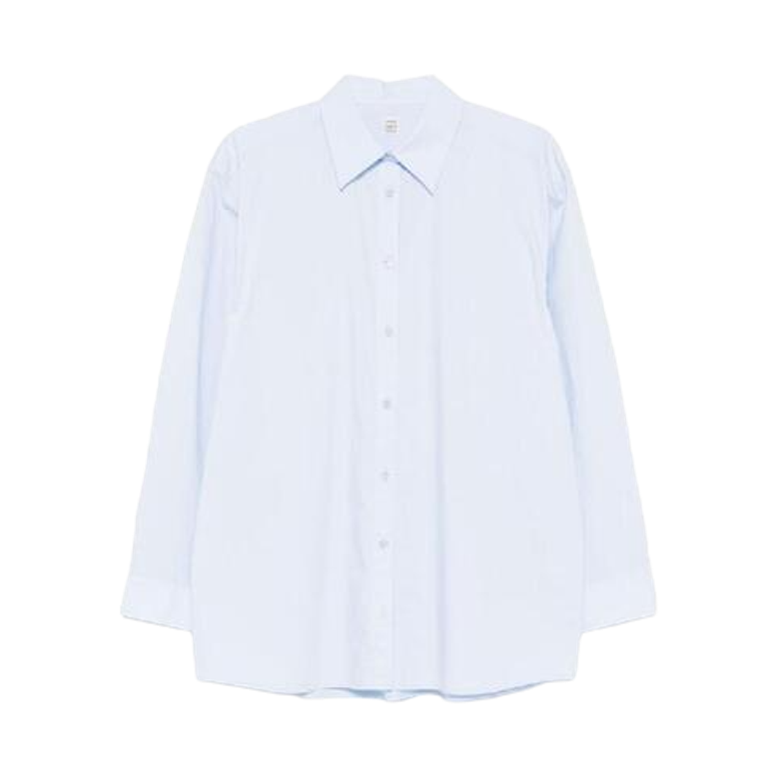 252-WRT0480-FB0415-206 (W) Toteme Organic Cotton Shirt Light Blue