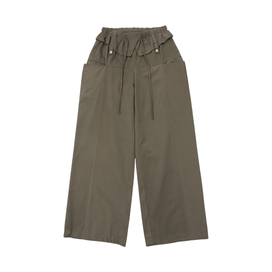 A25FWPT33KK0F Asura Casual Utility Wide Pants Khaki