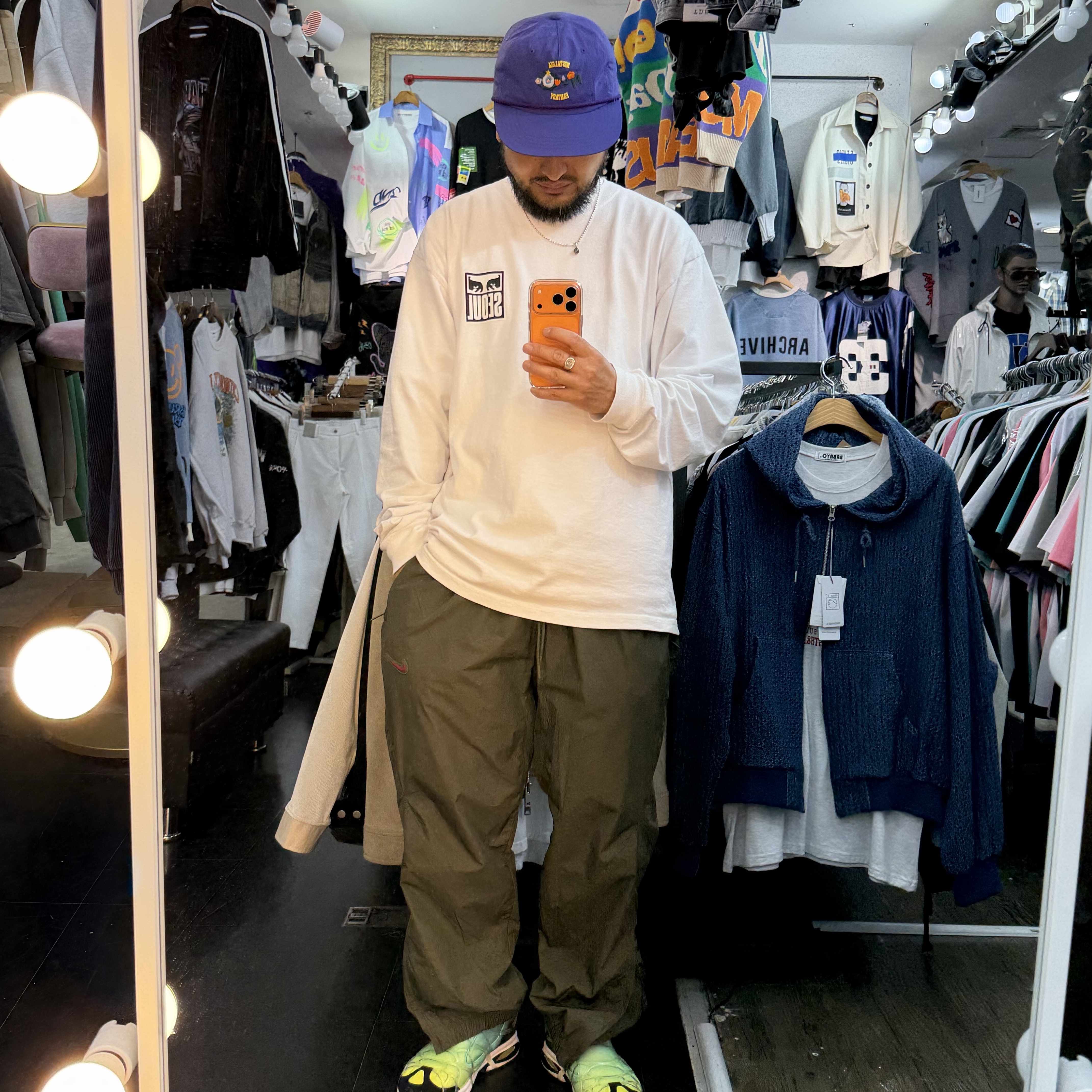 Nike x Drake Nocta Woven Track Pants Cargo Khaki - Asia 착용 스타일