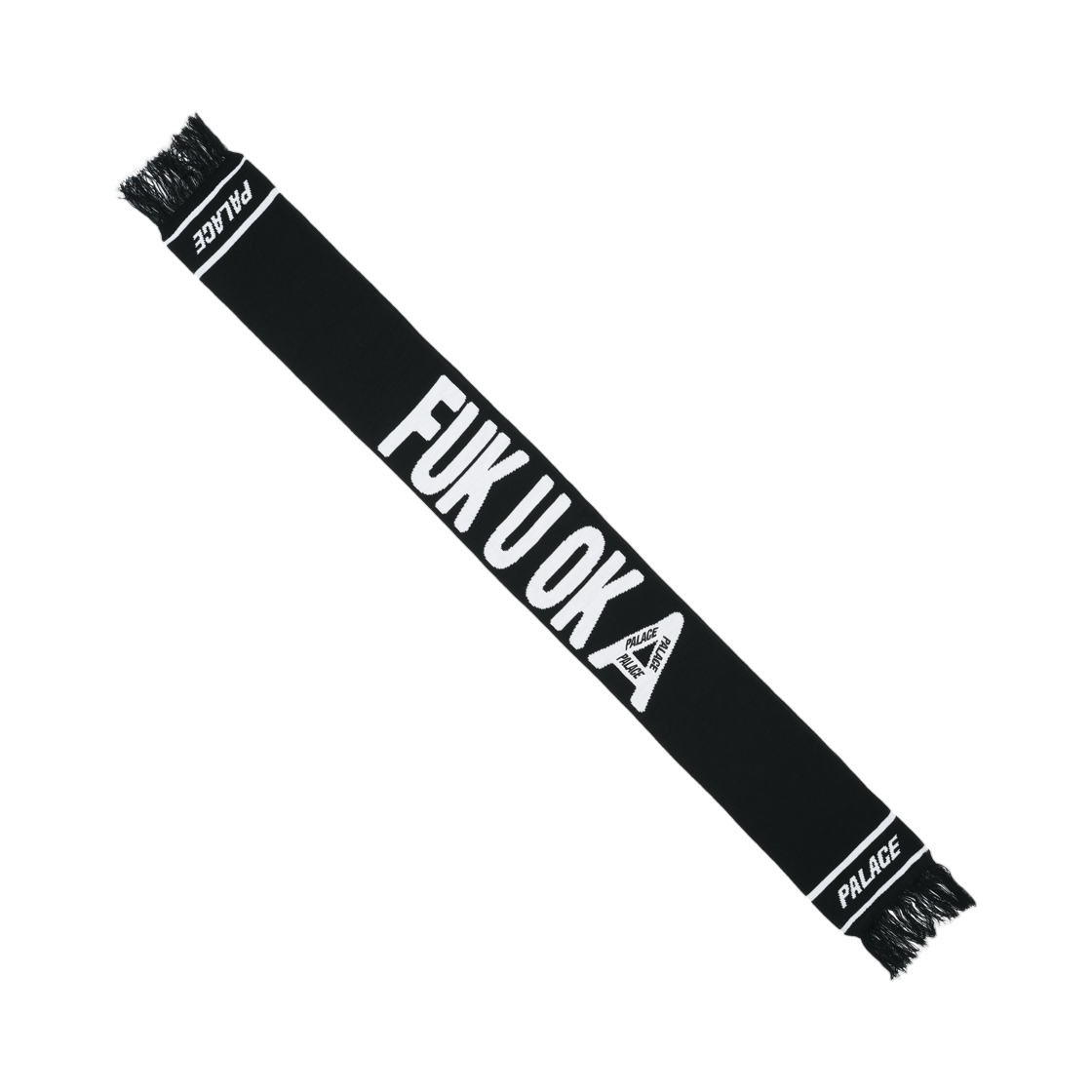 팔라스 후쿠오카 스카프 블랙 - 25FW(Palace Fukuoka Scarf Black - 25FW) - 1