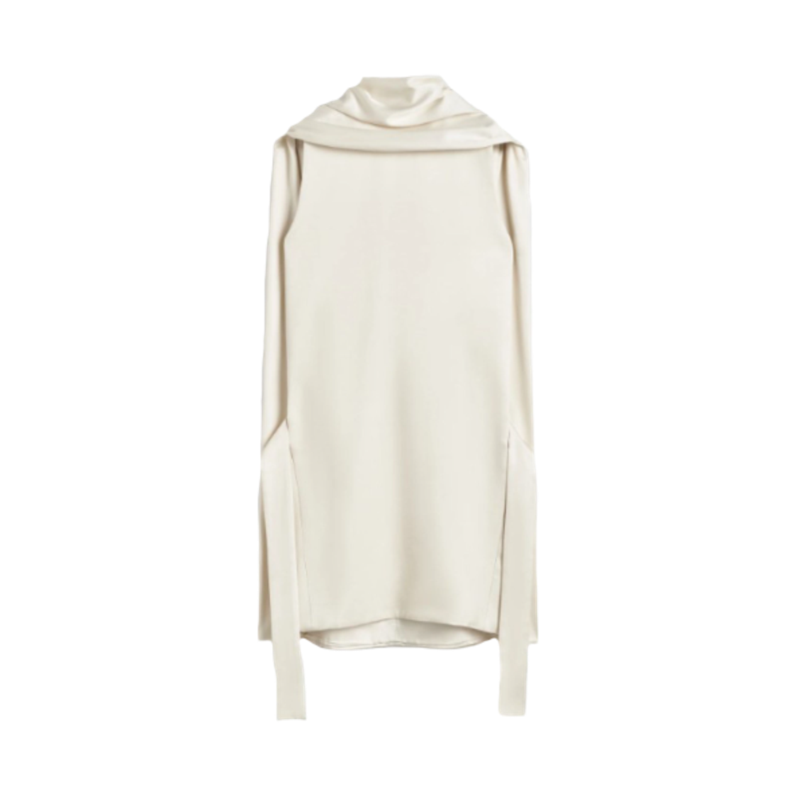 (W) 토템 코쿤 스카프 드레스 에크루((W) Toteme Cocoon Scarf Dress Ecru)