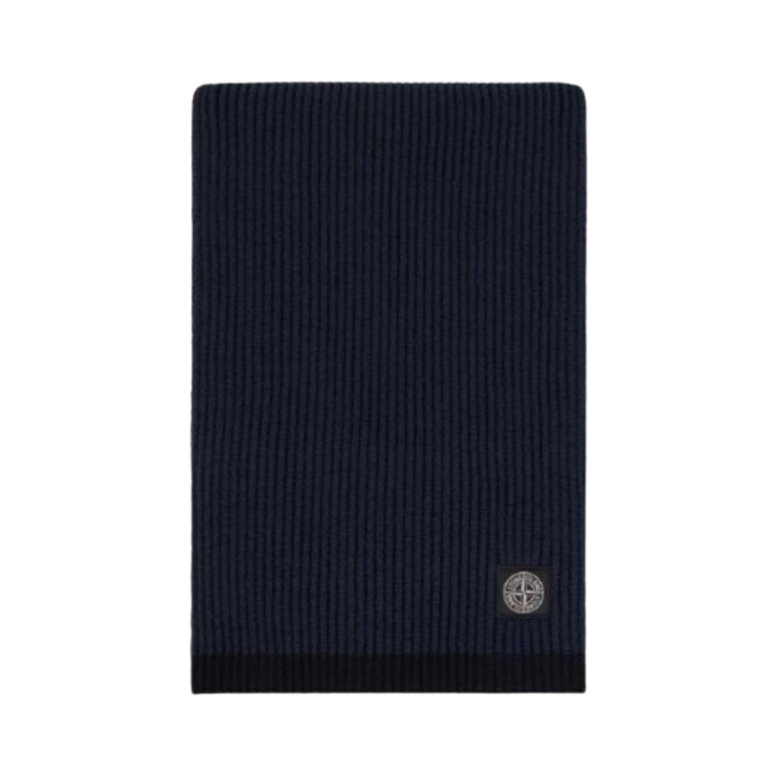 K2S15N2000-01S00L8-V0020 Stone Island N200001 Mixed Fabric Vanise Full Rib RWS Wool Scarf Navy Blue - 25FW