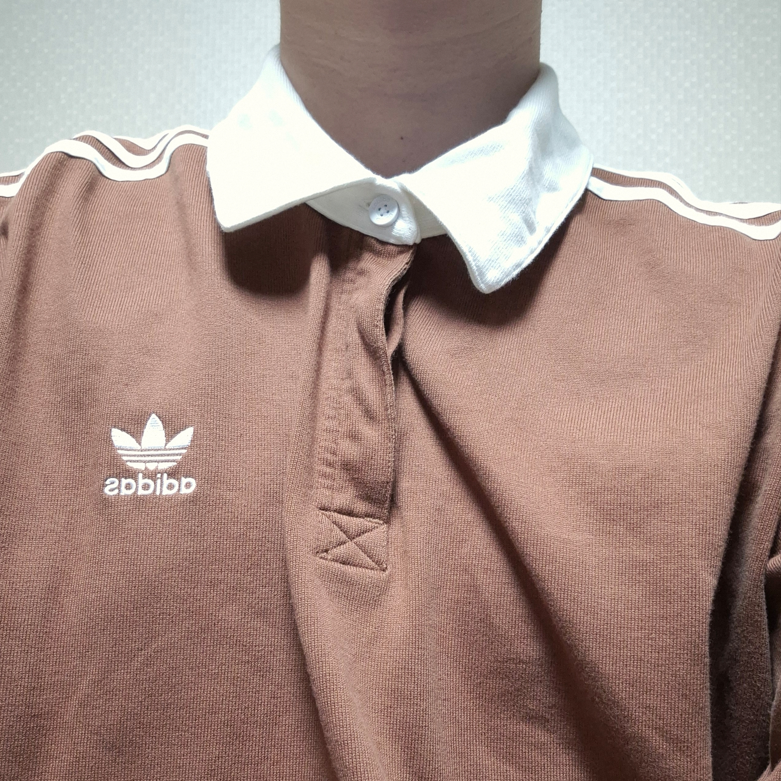 Adidas Adicolor Rugby  Polo Shirt Black - KR Sizing 착용 스타일