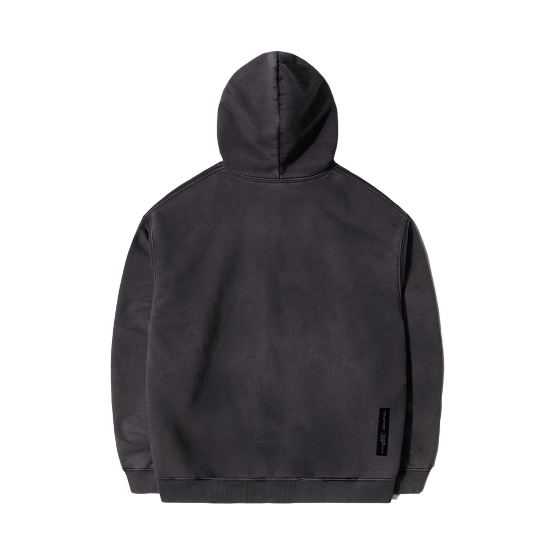큐티에잇 가먼츠 블리스 워시드 집업 후디 차콜(QT8 GARMENTS Bliss Washed Zip-up Hoodie Charcoal) - 2