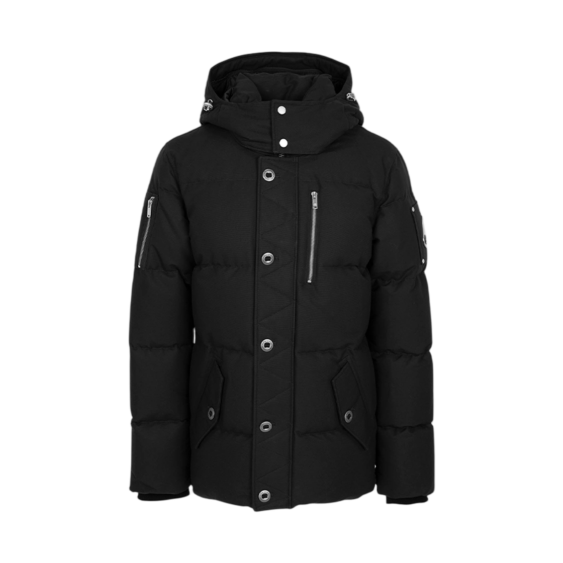 M35MJ128N292 Moose Knuckles Forrestville4 Padding Jumper Black