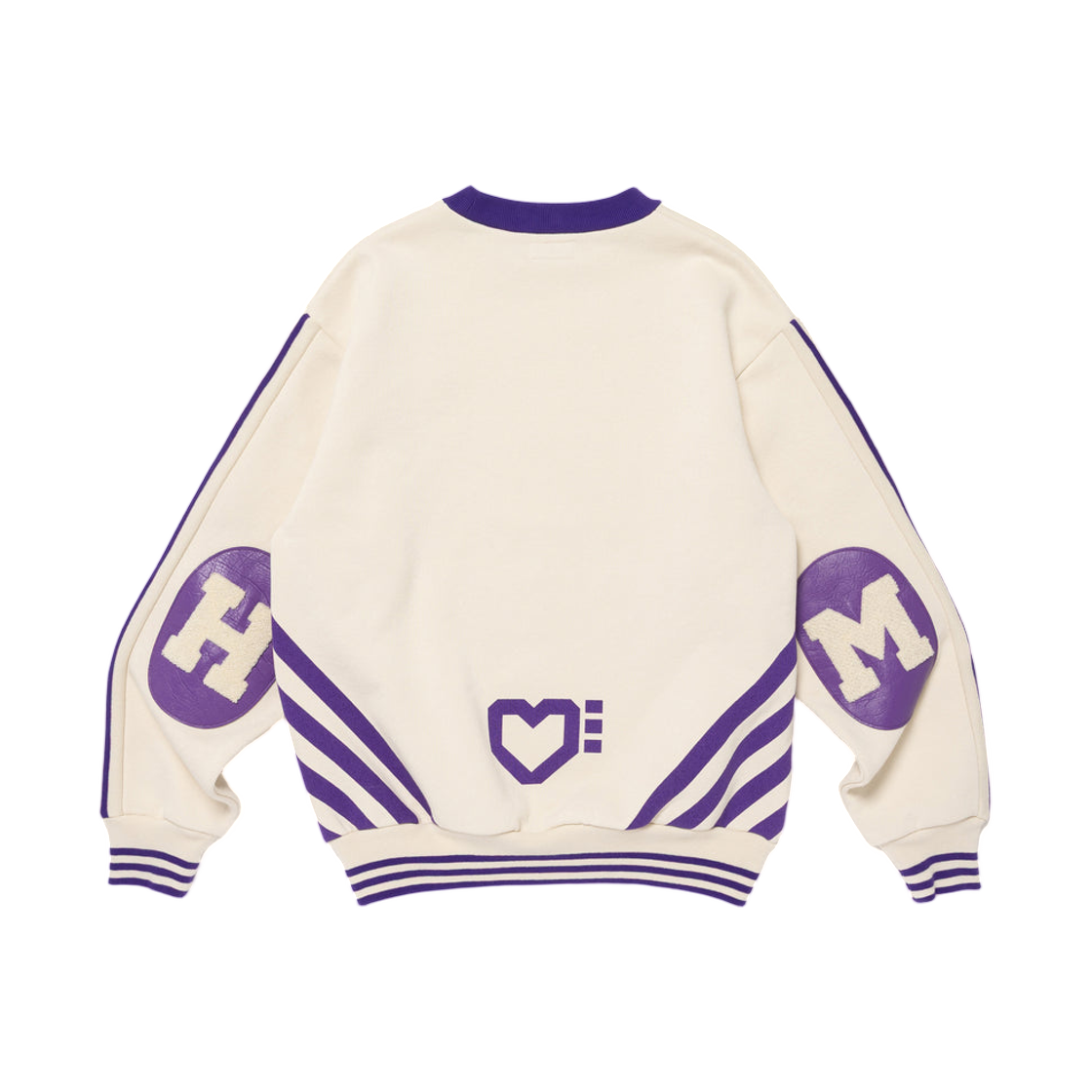휴먼 메이드 엘보우 패치 스웨트셔츠 화이트(Human Made Elbow Patch Sweatshirt White) - 2