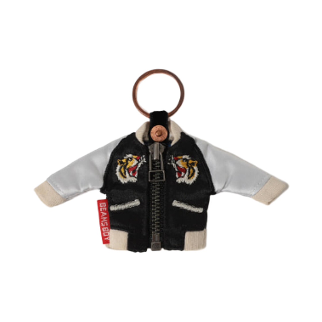 빔즈 보이 보이 스카잔 키체인 블랙(Beams Boy Boy's Sukajan Keychain Black)