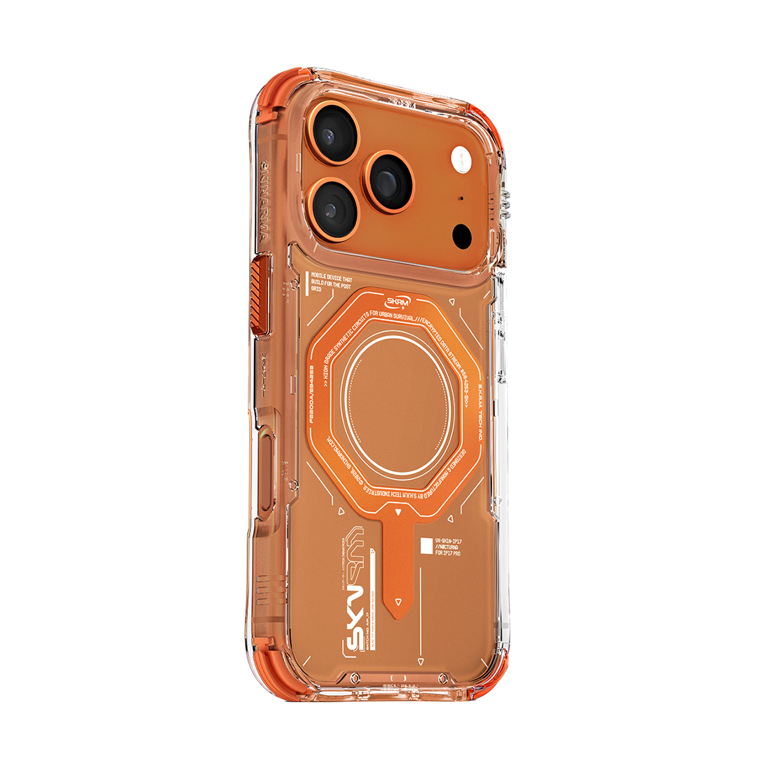 SK-IP17PM-MGMA-ORG SKINARMA MAGMA MAGCHARGE iPhone 17 Pro Max Orange