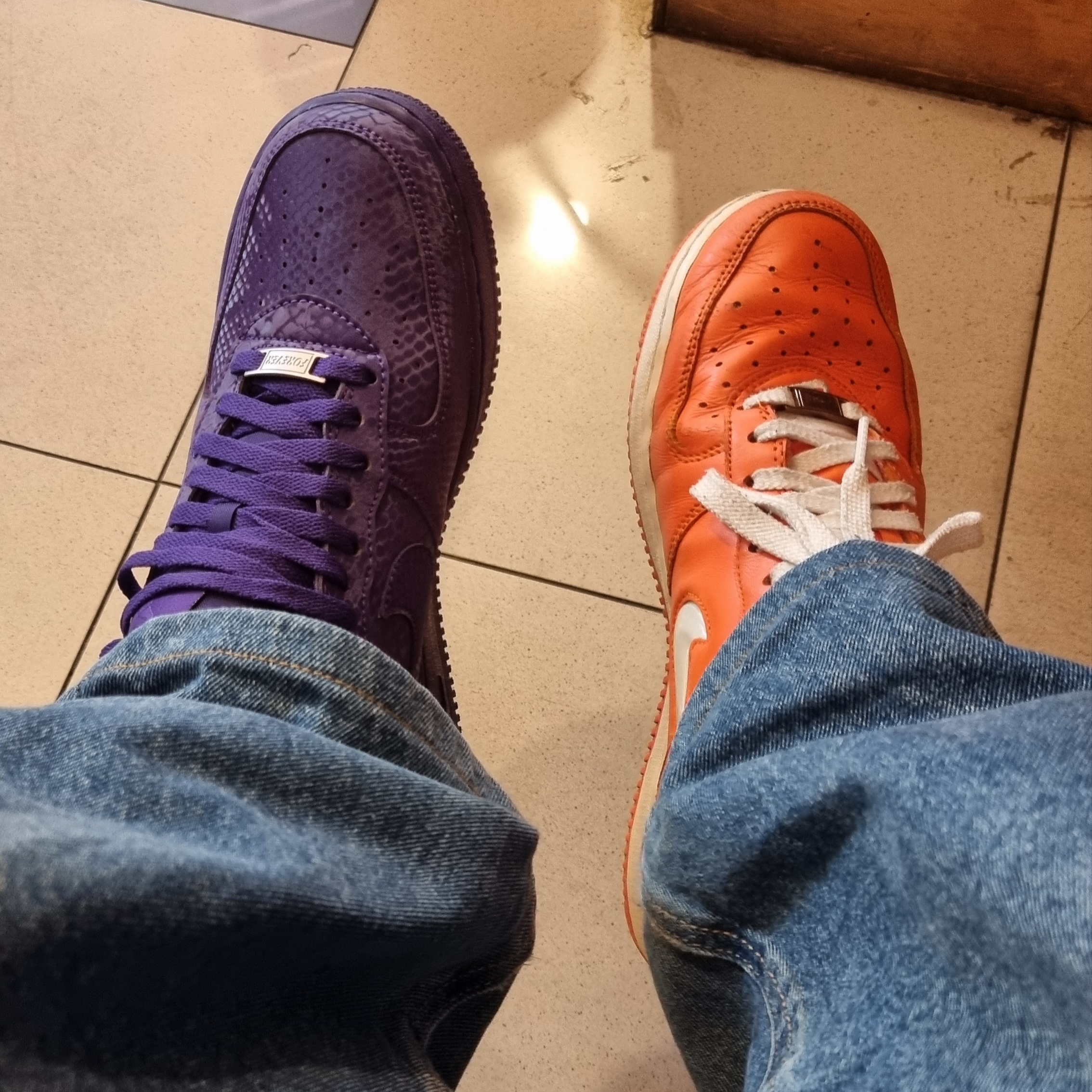 Nike x Kobe Bryant Air Force 1 Low Court Purple 착용 스타일 - 2