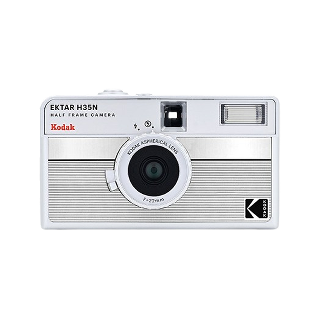 코닥 EXTAR H35N 하프 프레임 필름카메라 스트라이프 실버(Kodak EXTAR H35N Half Frame Film Camera Stripe Silver)