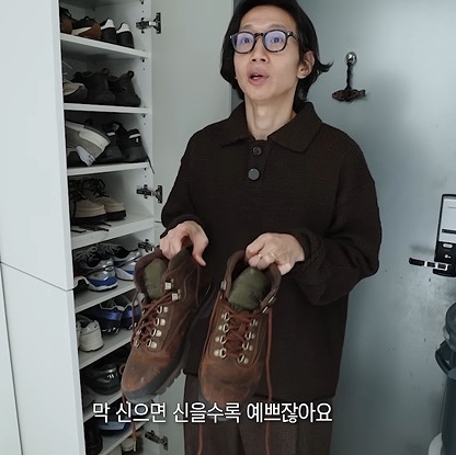 Timberland Euro Hiker Waterproof Worker Boot Brown - Wide 착용 스타일 - 3