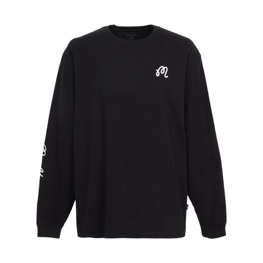 말본 골프 골프웨어 롱 슬리브 티셔츠 블랙(Malbon Golf Golf Wear Long Sleeve T-Shirt Black)