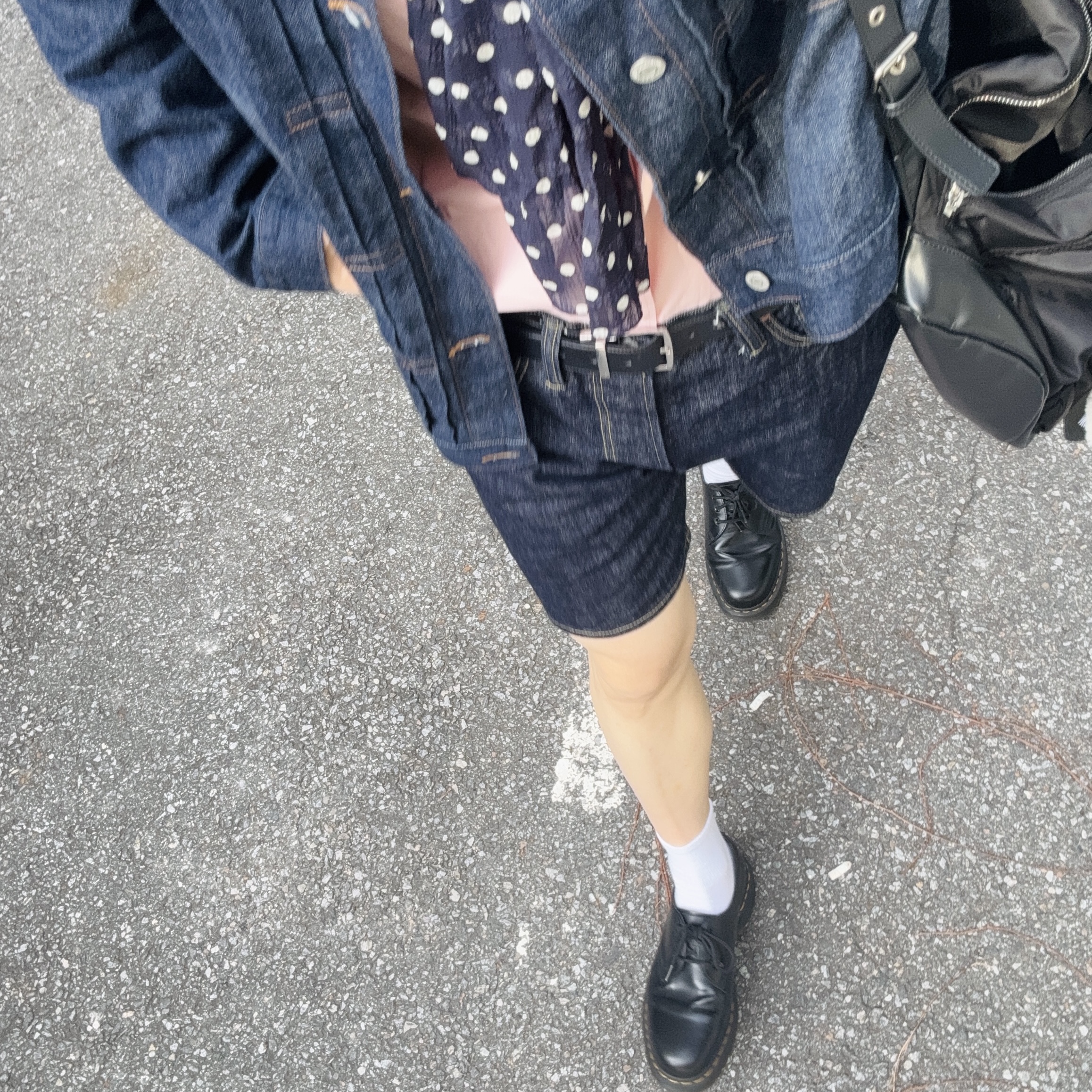 Dr. Martens 1461 Smooth Black 착용 스타일 - 2