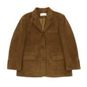 Asura Stitch Suede Jacket Brown