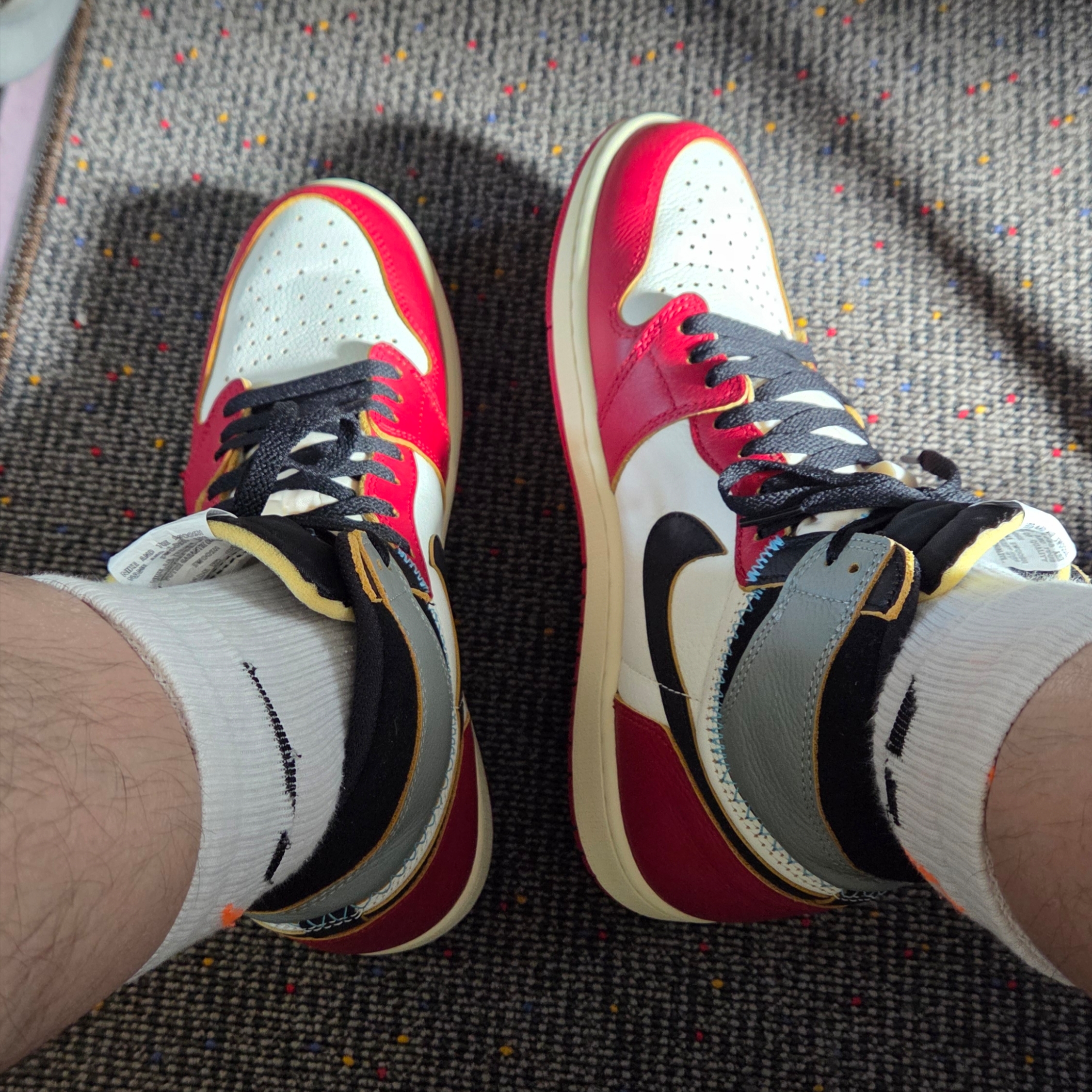 Jordan 1 x Union Retro High OG Chicago Shadow 착용 스타일