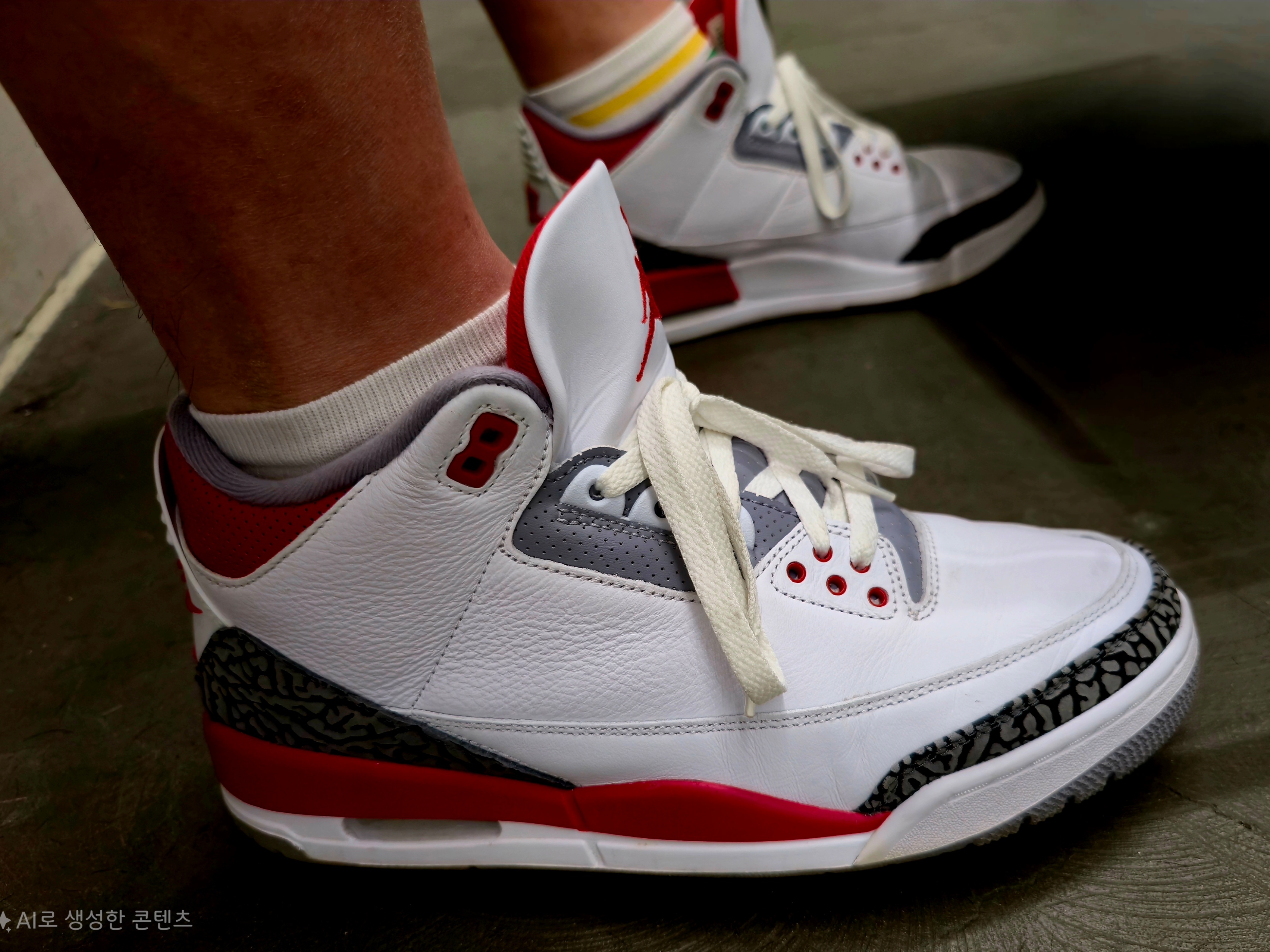 Jordan 3 Retro Fire Red 2022 착용 스타일