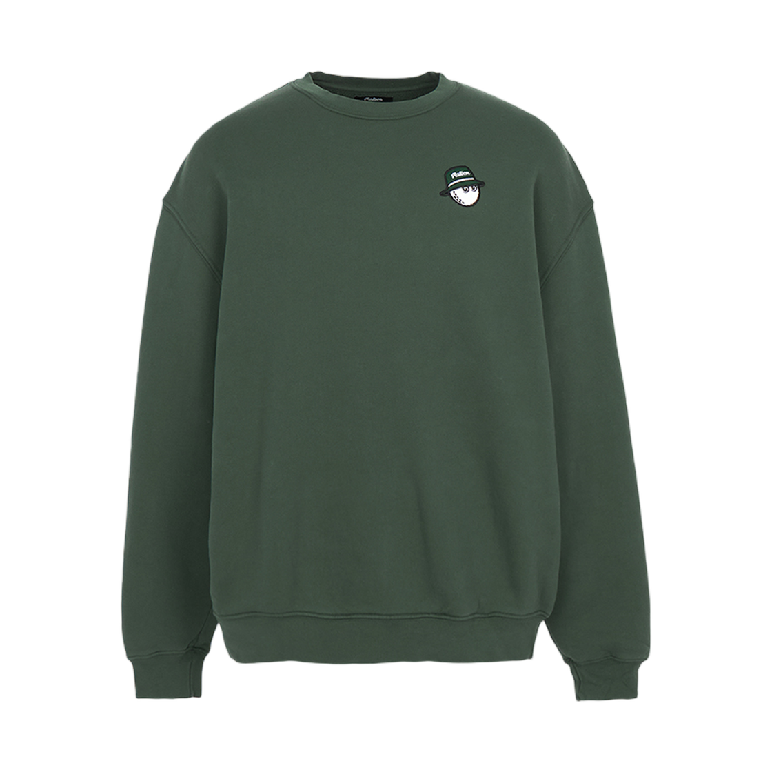 말본 골프 골프웨어 플리스 스웨트셔츠 그린(Malbon Golf Golf Wear Fleece Sweatshirt Green)