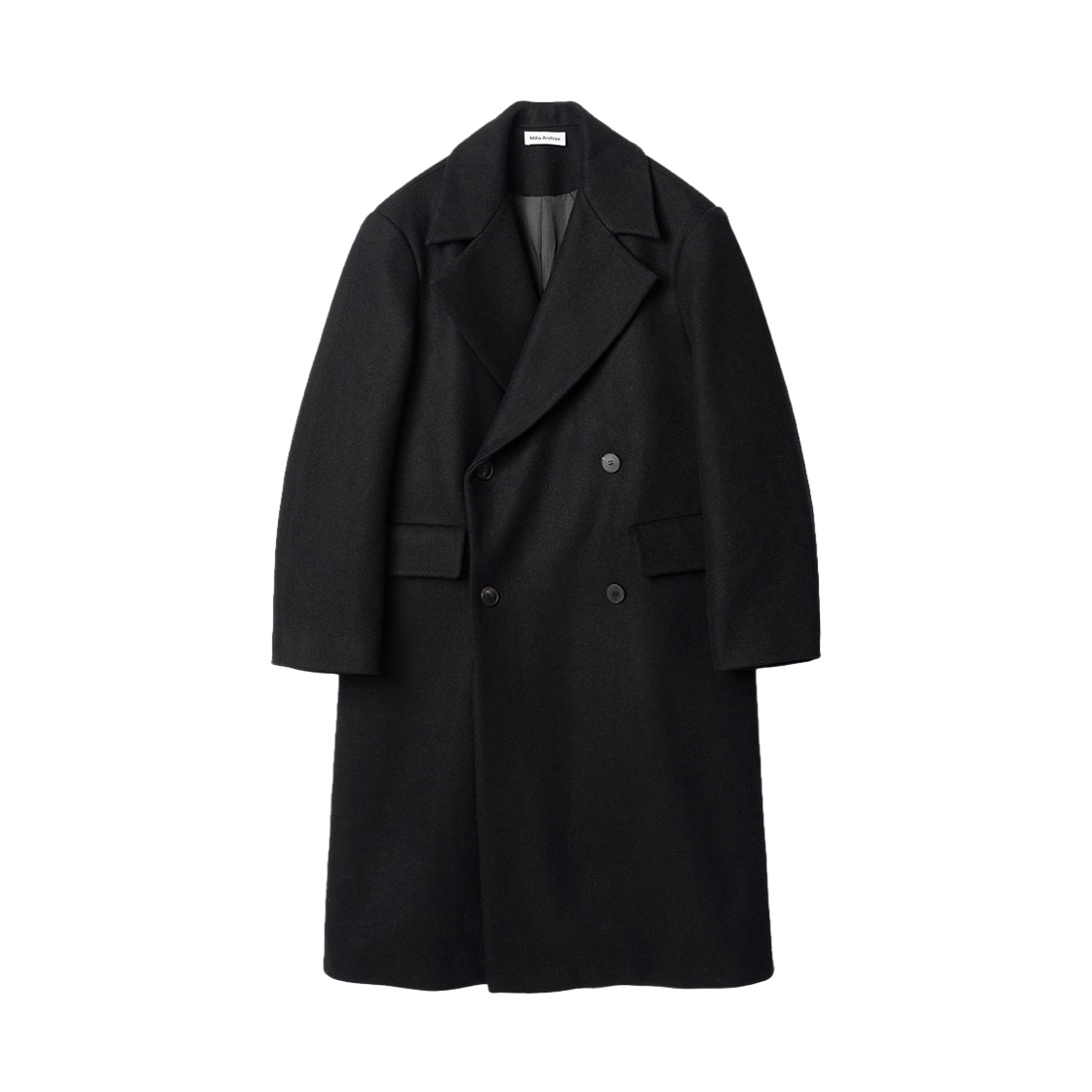 밀로 아카이브 더블 코트 블랙